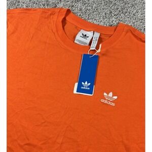 NEW Adidas Mens Essentials Tee T-Shirt Originals Orange XL